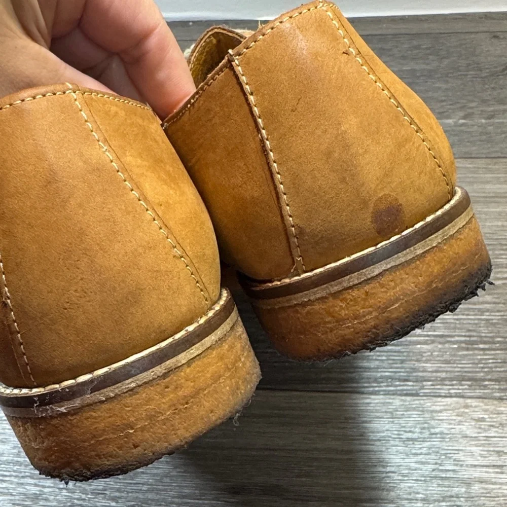 Orvis Tan Leather Men's Oxfords size 11.5 (s259)